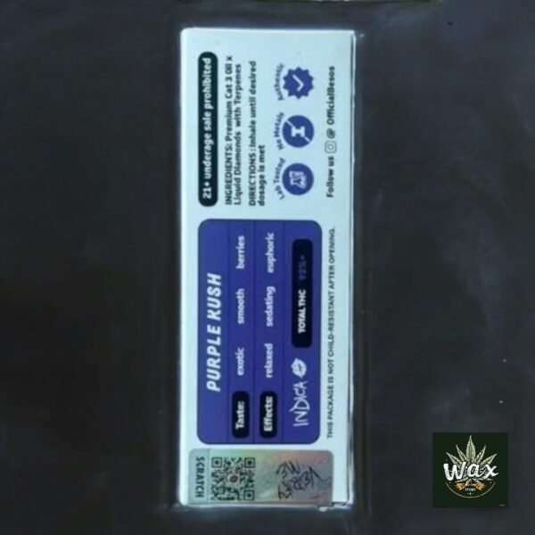 Besos Vape Desechable de Wax 2g | Liquid Diamonds | Alta Potencia