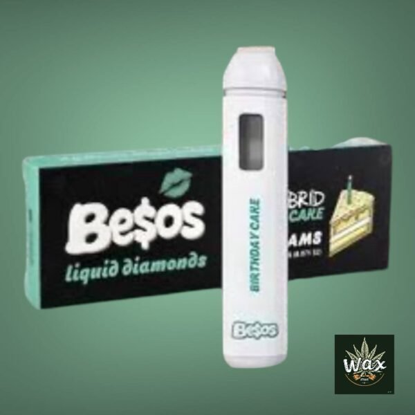Besos Vape Desechable de Wax 2g | Liquid Diamonds | Alta Potencia