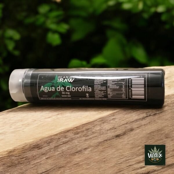Agua con Clorofila y CBD | 30mg | 500 ml | The Canna Raw
