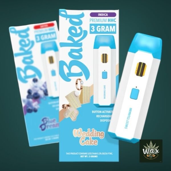 Baked Vape Desechable | 3000 mg Premium | HHC | Triple potencia sin CBD