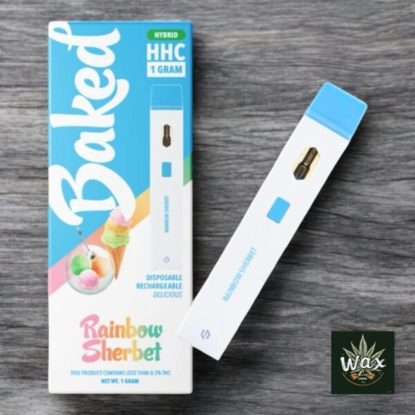 Baked Vape Desechable | 1g | HHC | Botón anti-obstrucción y Potencia Real