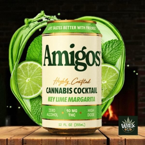 Amigos| Bebidas | Cannabis Cocktail | Delta 9 THC 10 mg/pza | 355 ml
