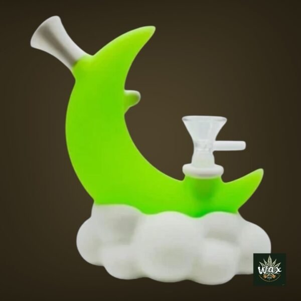 Bong Moon Glow in the Dark Luna | 6.3" | Silicona + Pyrex
