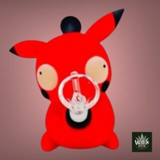 Bong Red Pikachu Bubbler | 5” | Silicona + Bowl 14 mm