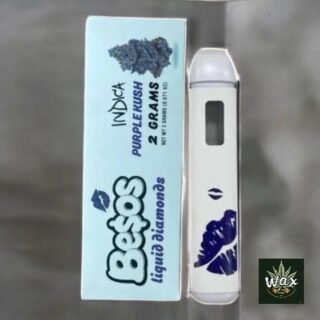 Besos Vape Desechable de Wax 2g | Liquid Diamonds | Alta Potencia