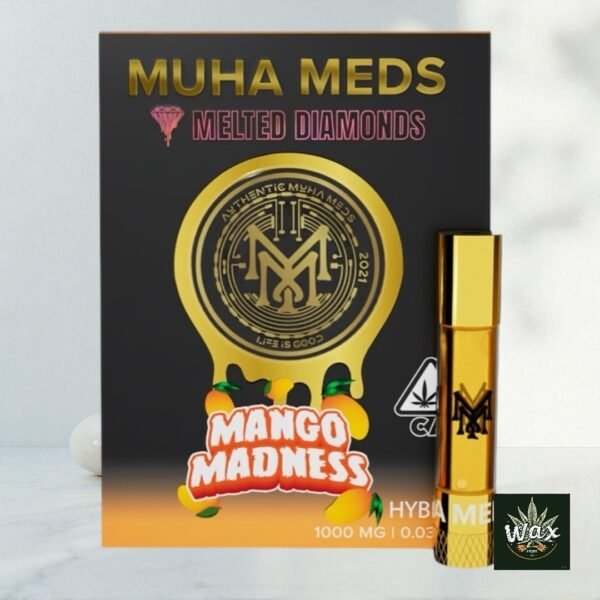 MUHA MEDS | Cartucho Melted Diamonds 1g – Extracto Premium con Terpenos Naturales