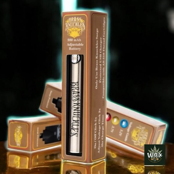 Brass Knuckles 900 mAh Batería Ajustable 510 Thread | Voltaje Variable y Modo Precalentamiento - Image 5