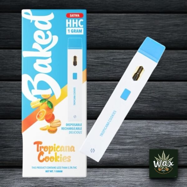 Baked Vape Desechable | 1g | HHC | Botón anti-obstrucción y Potencia Real
