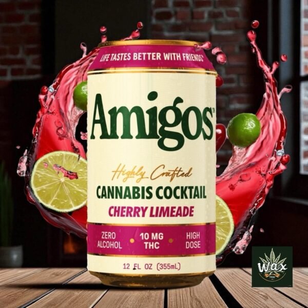 Amigos| Bebidas | Cannabis Cocktail | Delta 9 THC 10 mg/pza | 355 ml