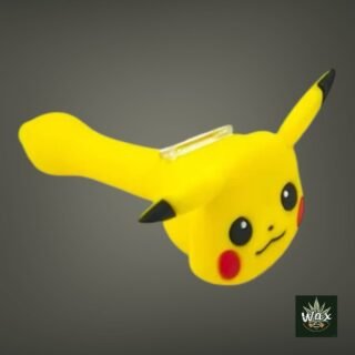 Tokémon | Pipa Pikachu – Pipa de silicona 4″ con cuenco de cristal