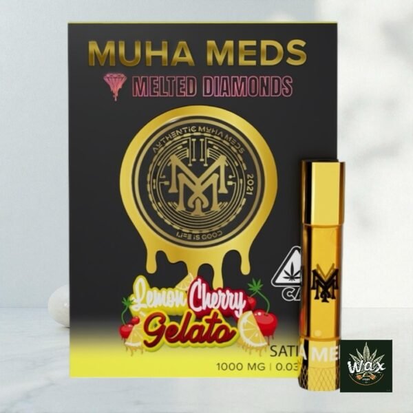 MUHA MEDS | Cartucho Melted Diamonds 1g – Extracto Premium con Terpenos Naturales