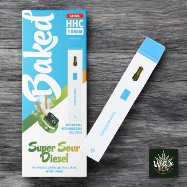 Baked Vape Desechable | 1g | HHC | Botón anti-obstrucción y Potencia Real