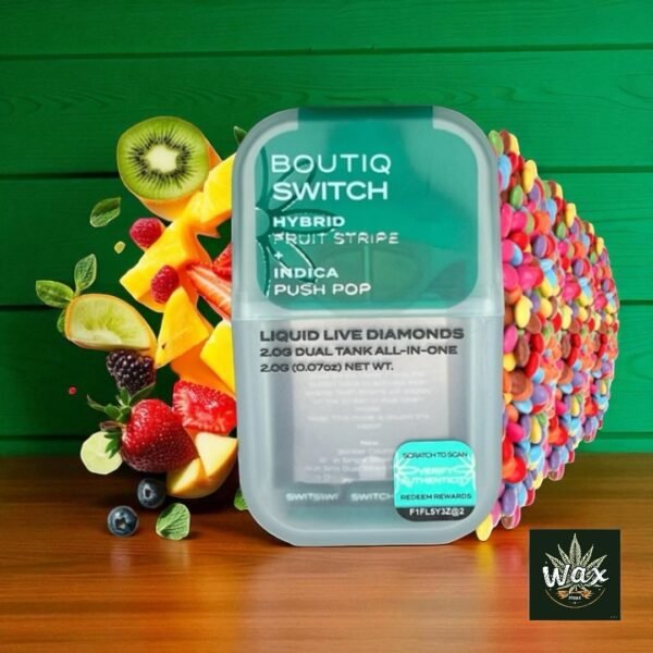 Boutiq Switch 2gr Doble Tanque de Sabor (Liquid Live Diamonds) (Wax)