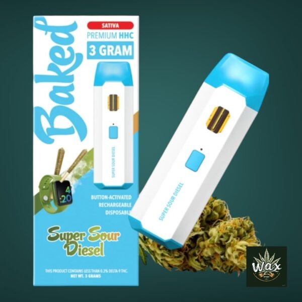 Baked Vape Desechable | 3000 mg Premium | HHC | Triple potencia sin CBD