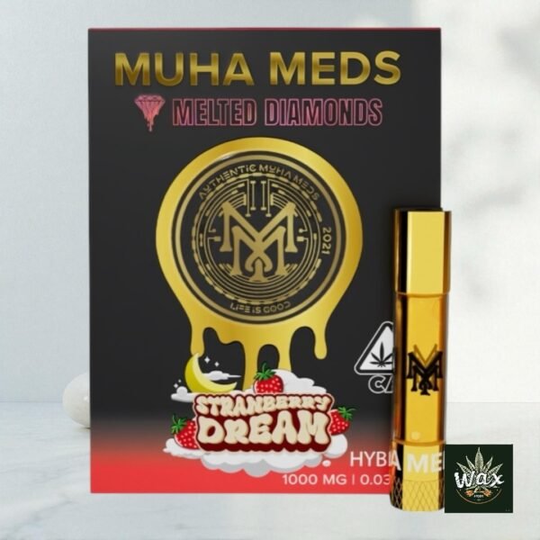 MUHA MEDS | Cartucho Melted Diamonds 1g – Extracto Premium con Terpenos Naturales