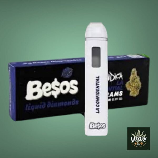Besos Vape Desechable de Wax 2g | Liquid Diamonds | Alta Potencia