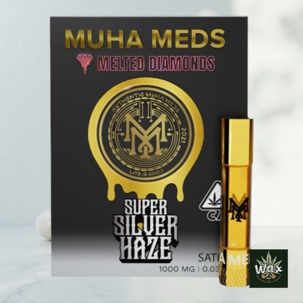 MUHA MEDS | Cartucho Melted Diamonds 1g – Extracto Premium con Terpenos Naturales