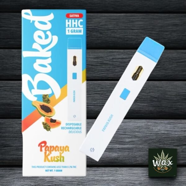 Baked Vape Desechable | 1g | HHC | Botón anti-obstrucción y Potencia Real