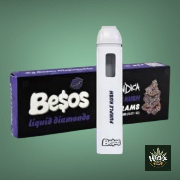 Besos Vape Desechable de Wax 2g | Liquid Diamonds | Alta Potencia