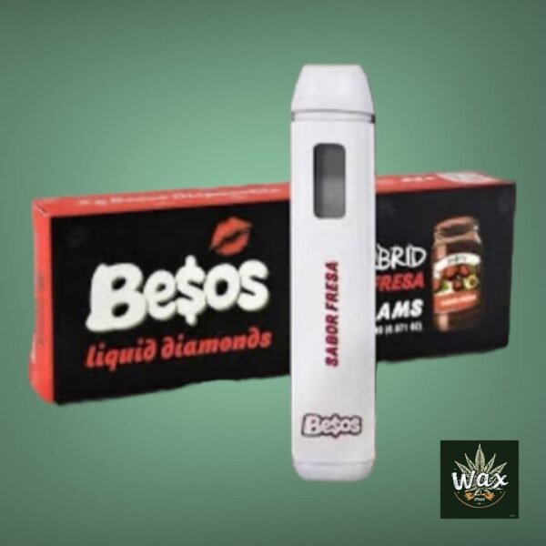 Besos Vape Desechable de Wax 2g | Liquid Diamonds | Alta Potencia