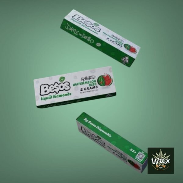 Besos Vape Desechable de Wax 2g | Liquid Diamonds | Alta Potencia