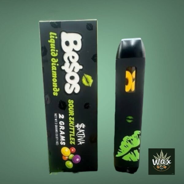Besos Vape Desechable de Wax 2g | Liquid Diamonds | Alta Potencia