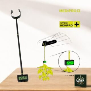 Bastón MEDIPRO con Termómetro e Higrómetro Digital | Control de Temperatura y Humedad para Cultivo Indoor | Garden High Pro