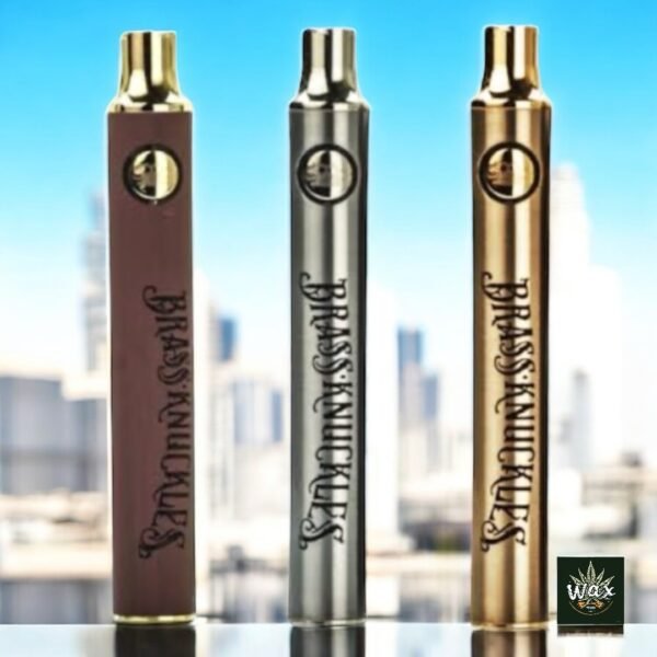 Brass Knuckles 900 mAh Batería Ajustable 510 Thread | Voltaje Variable y Modo Precalentamiento