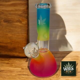 Bong de cristal tornasol | Cristal Premium | 22 cm de altura