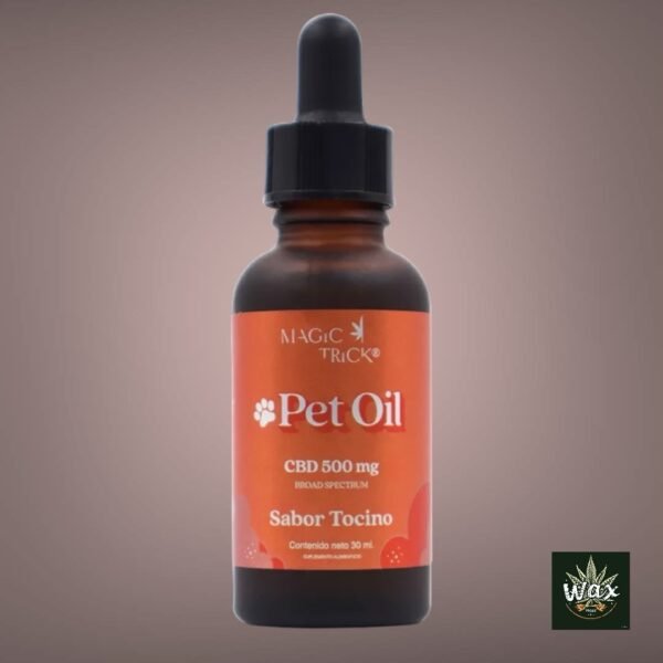 Aceite de CBD para mascotas | 500mg | Sabor Tocino