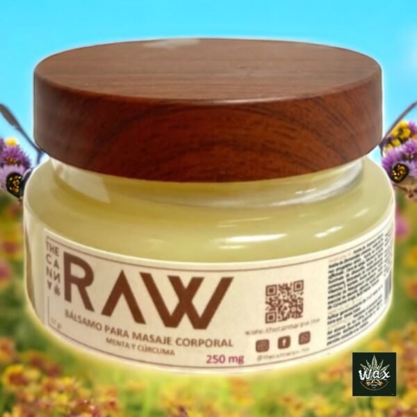 💪 Bálsamo Muscular para masaje con CBD | The Canna Raw 🌿
