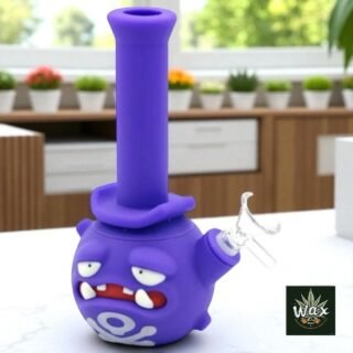 Tokémon | Bong de Silicón Weezing Beaker 7" – Diseño nostálgico y funcionalidad superior