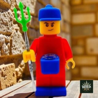 Silicone Bubbler LEGO con Dabber Tool | Bubbler de Silicona 16.5 cm