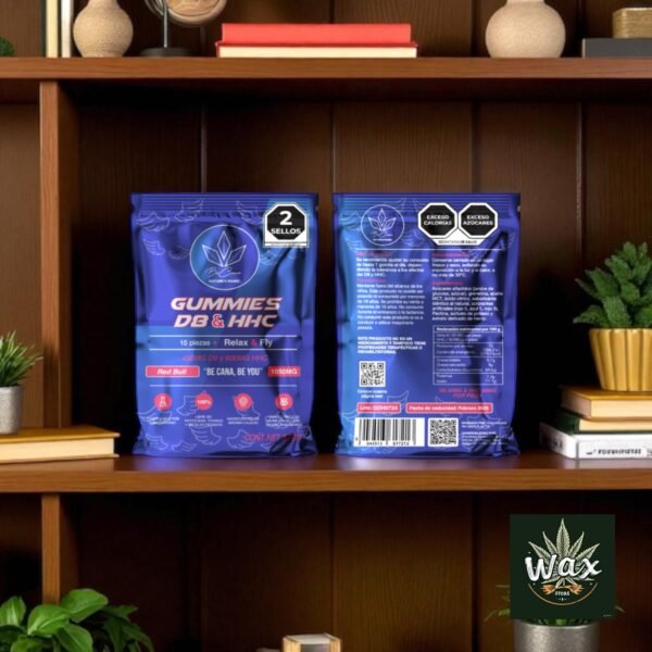 Be Cana | Gomitas Relax & Fly | Delta 8 + HHC | 1050 mg | 15 piezas