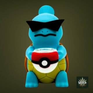 Tokémon | Squirtle Squad Bong Silicona – Mini bong portátil con cuenco de pyrex