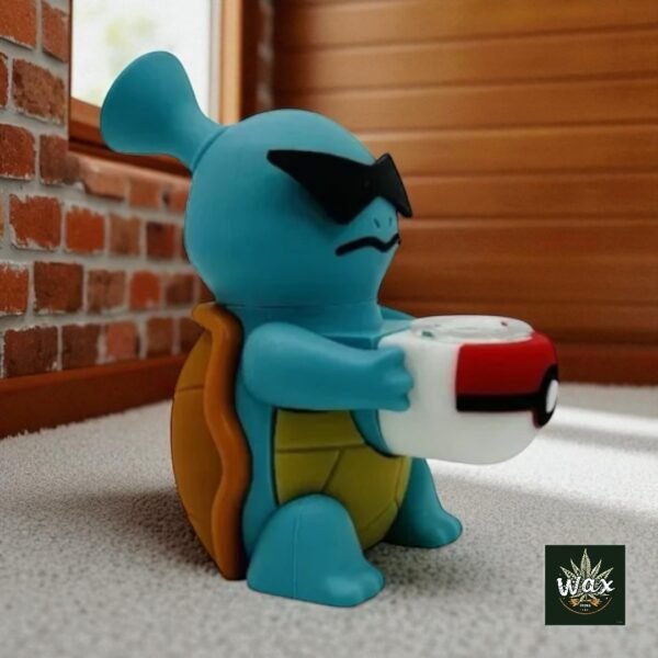 Tokémon | Squirtle Squad Bong Silicona – Mini bong portátil con cuenco de pyrex