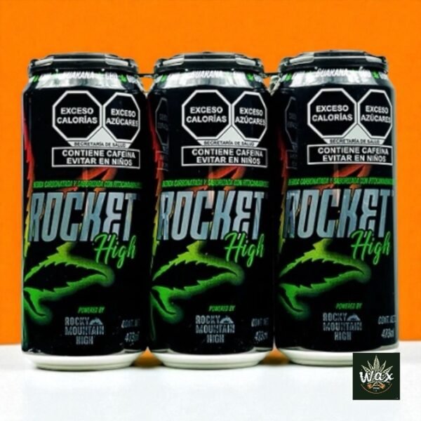 Rocket High | Bebida Energética con CBD, Guaraná y Cafeína