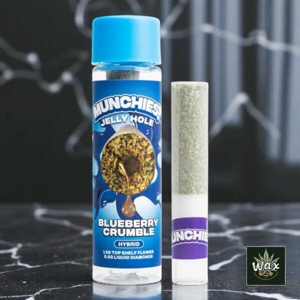 Munchies | 2g THCA Diamond Jelly Holes – Prerolados con corazón de liquid diamonds