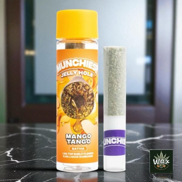 Munchies | 2g THCA Diamond Jelly Holes – Prerolados con corazón de liquid diamonds