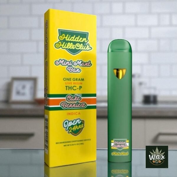 Hidden Hills – Pluma de Wax Desechable THC-P 1g