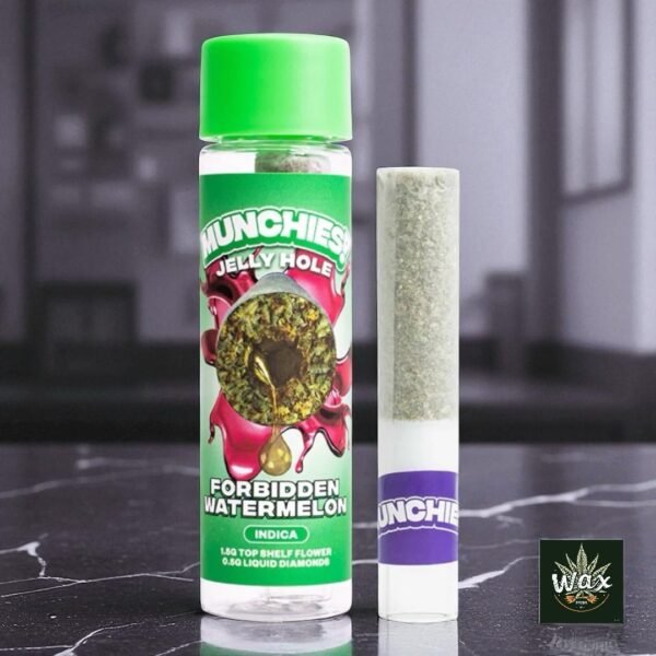 Munchies | 2g THCA Diamond Jelly Holes – Prerolados con corazón de liquid diamonds