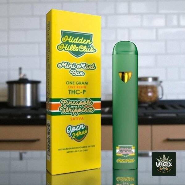 Hidden Hills – Pluma de Wax Desechable THC-P 1g