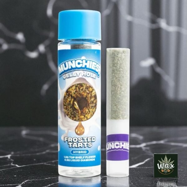 Munchies | 2g THCA Diamond Jelly Holes – Prerolados con corazón de liquid diamonds