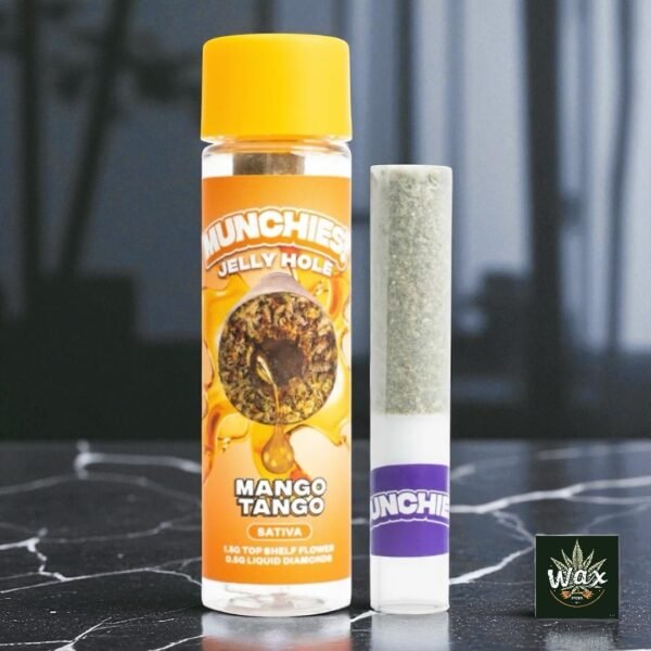 Munchies | 2g THCA Diamond Jelly Holes – Prerolados con corazón de liquid diamonds