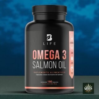 Omega 3 Salmon Oil | Omega 3 Aceite Puro de Salmón | 180 Cápsulas
