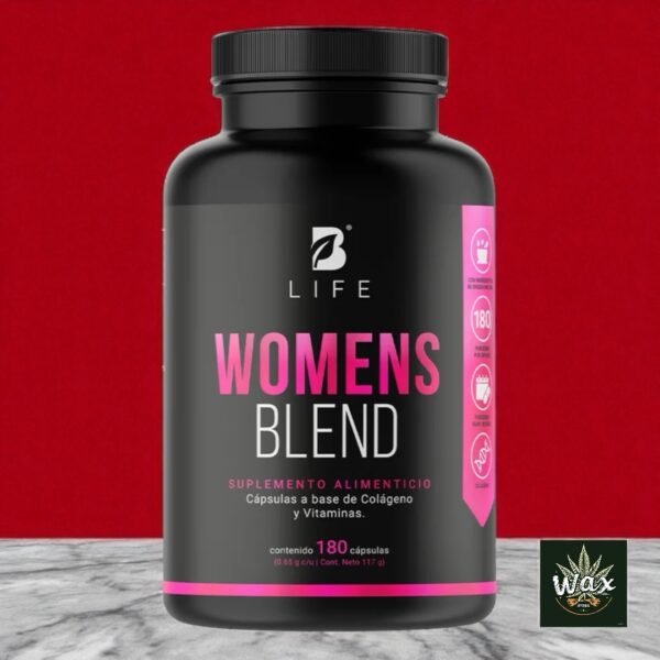 Womens Blend B Life® | Multivitamínico para Mujer | 180 Cápsulas | Colágeno, Biotina, Ácido Fólico y Vitaminas