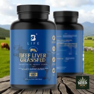 Beef Liver Grassfed B Life® | Hígado Vacuno de Pastoreo de Nueva Zelanda | 700 mg por cápsula | 180 cápsulas