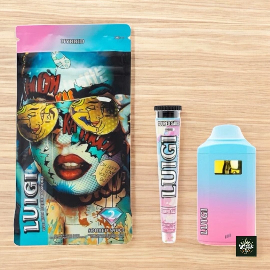 Luigi 2gr | Pluma Desechable con Liquid Diamonds y Live Resin (Wax) + 1 Prerolado Gratis